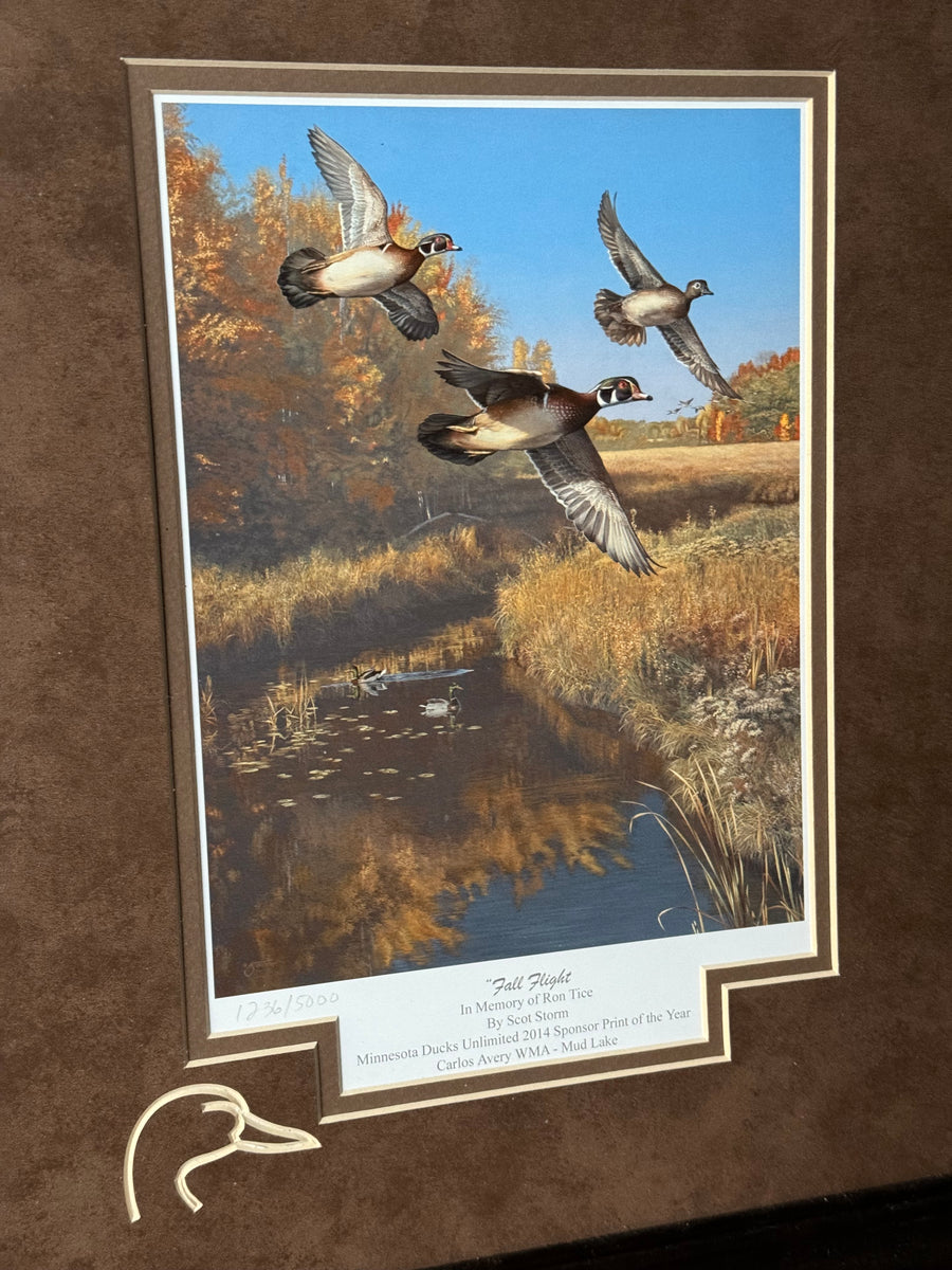 DUCKS UNLIMITED SPONSOR authentic PRINT!