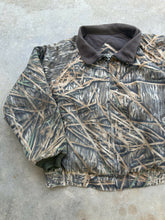 Load image into Gallery viewer, Vintage Mossy Oak Shadowgrass Camo Zip Up Jacket (3XL)