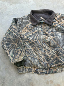 Vintage Mossy Oak Shadowgrass Camo Zip Up Jacket (3XL)