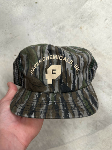 Vintage Paper Chemicals Realtree Camo Snapback