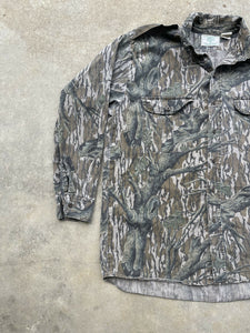 90’s Mossy Oak Treestand Camo Button-Up Shirt (L) 🇺🇸