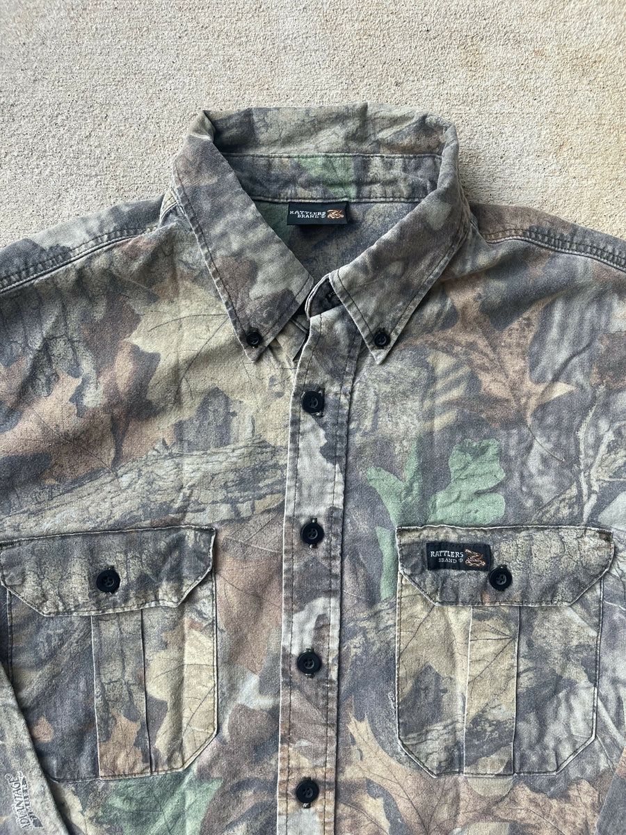 Pull de chasse vintage camouflage Rattlers - XL - Original Realtree