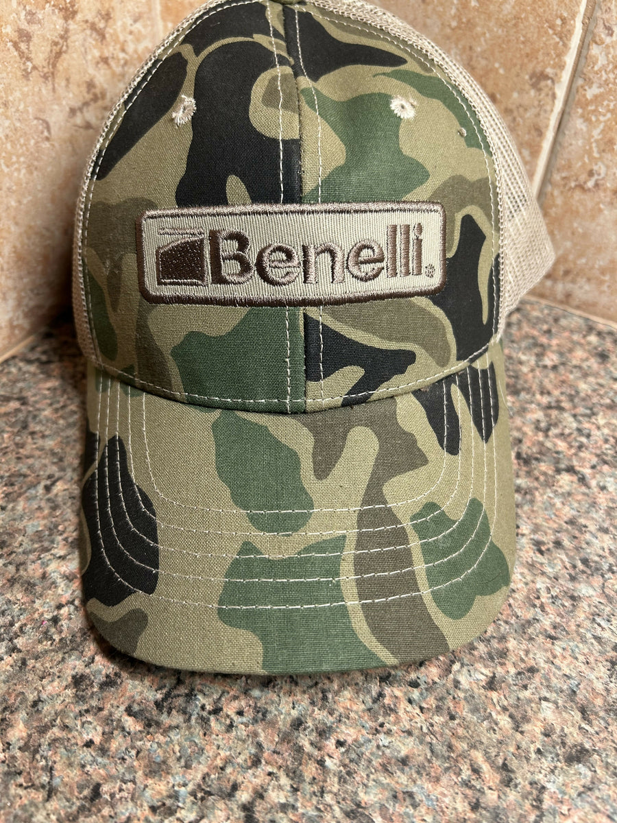 Benelli Hunting Hat Retro Old School Camo Vintage Fit Trucker Hat Cap Shotguns m71197569190_7.jpg?1743184665 main image 4