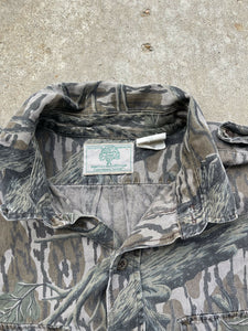 90’s Mossy Oak Treestand Camo Button-Up Shirt (L) 🇺🇸