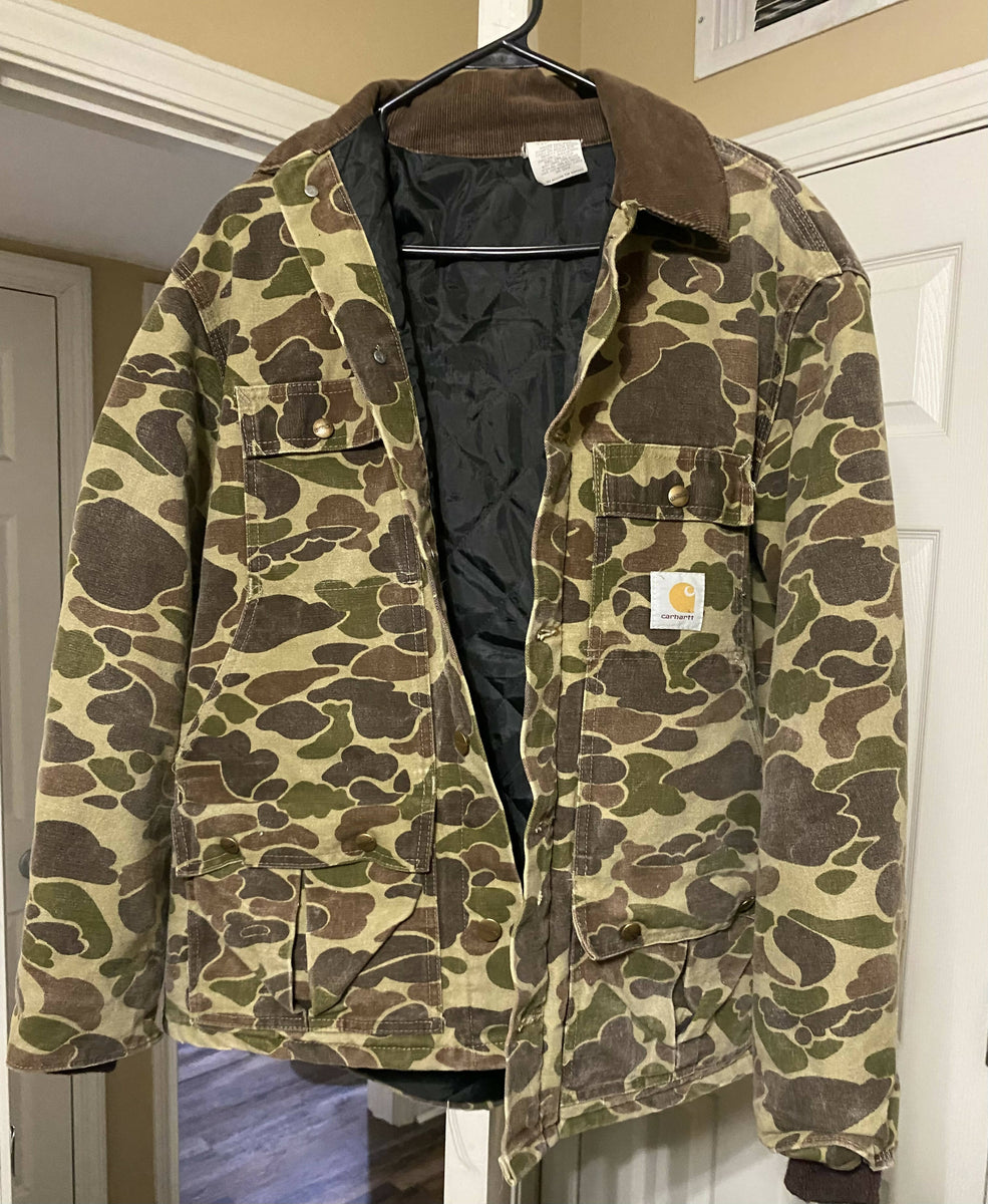 Carhartt 80s Vintage Duck Camo Hunting Jacket CQ103 – Camoretro
