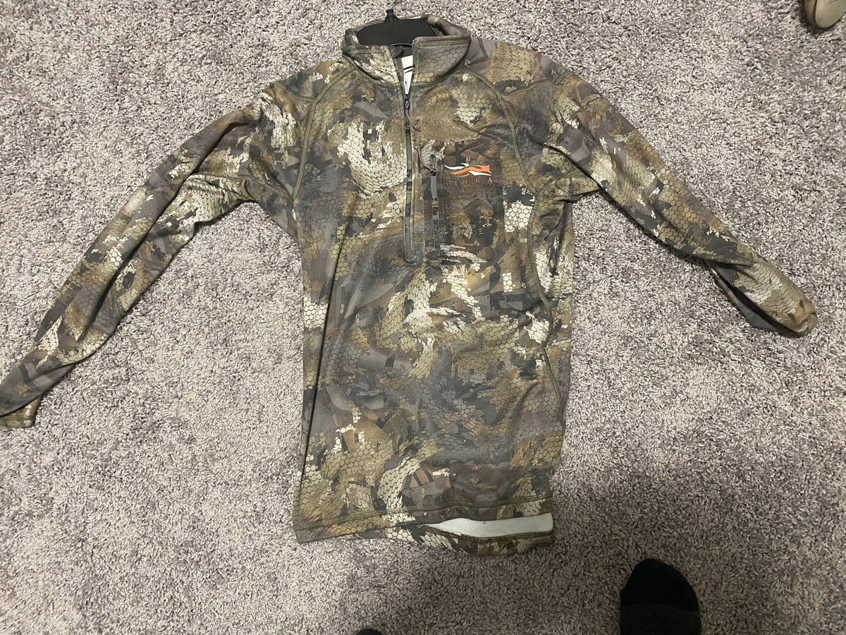 Sitka Timber Pullover (L) Camoretro