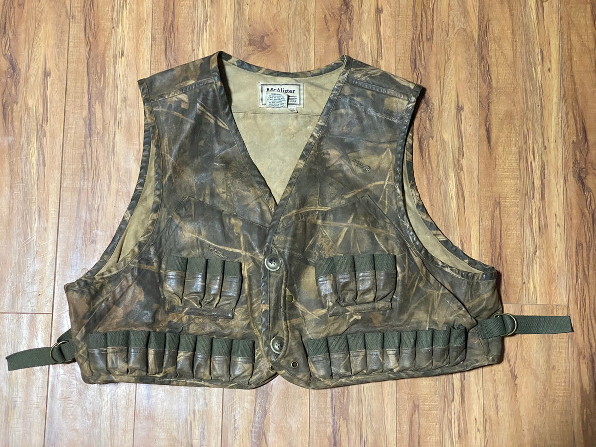 McAlister Realtree Advantage Max-4 Waxed Canvas Vest – Camoretro