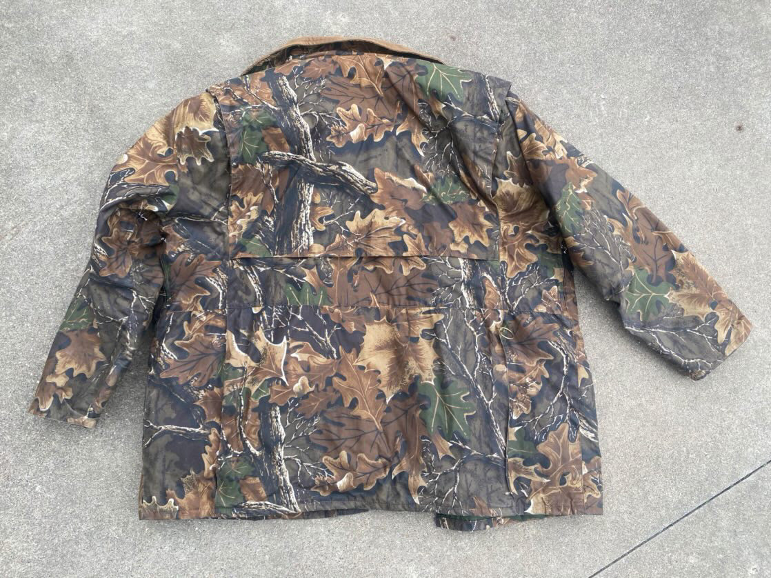 Lewis Creek Ducks Unlimited Realtree Advantage Timber Waxed Jacket