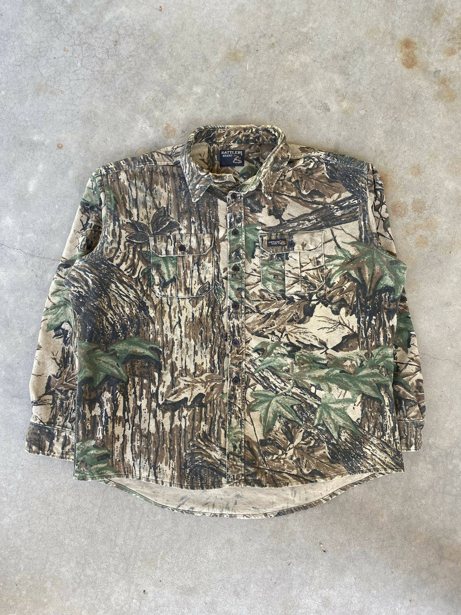 Rattlers Brand RealTree Camo Shooting Vest with Game Pouch Large