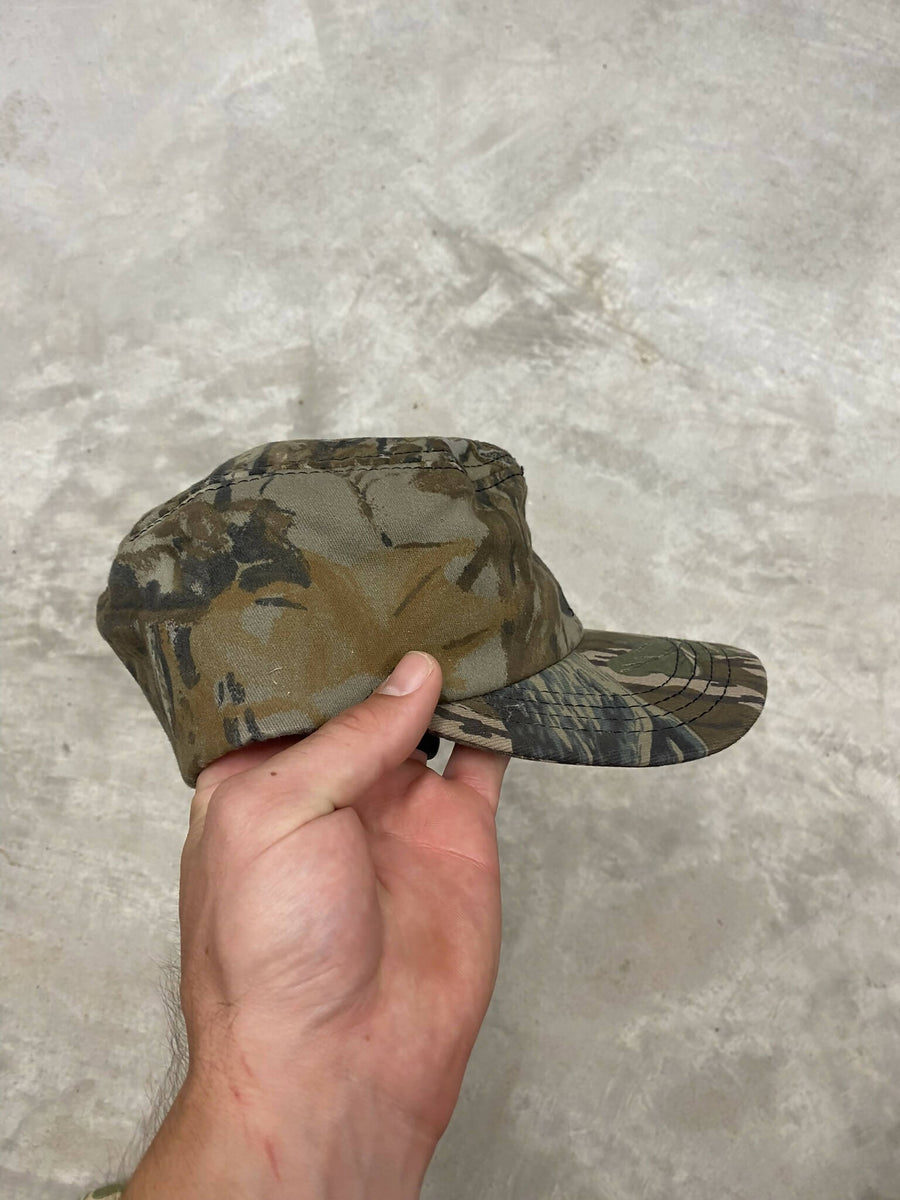 Realtree Camo Winter Ear Flap Hat Medium Vintage Snapback