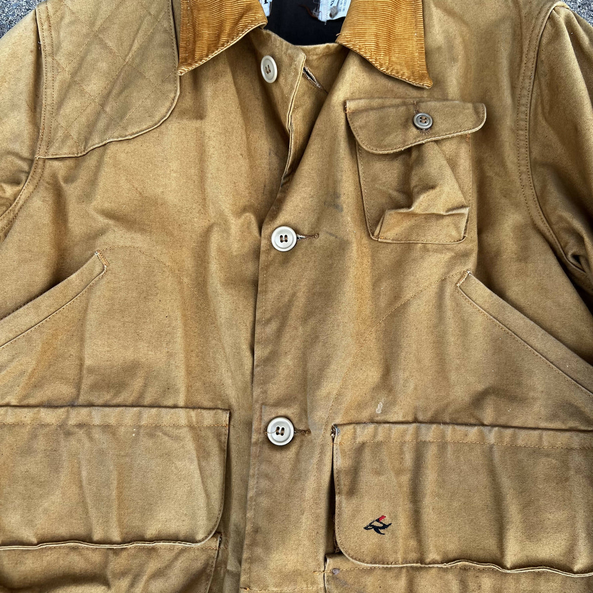 Vintage Redhead Bone-dry canvas bird hunting shooting jacket 