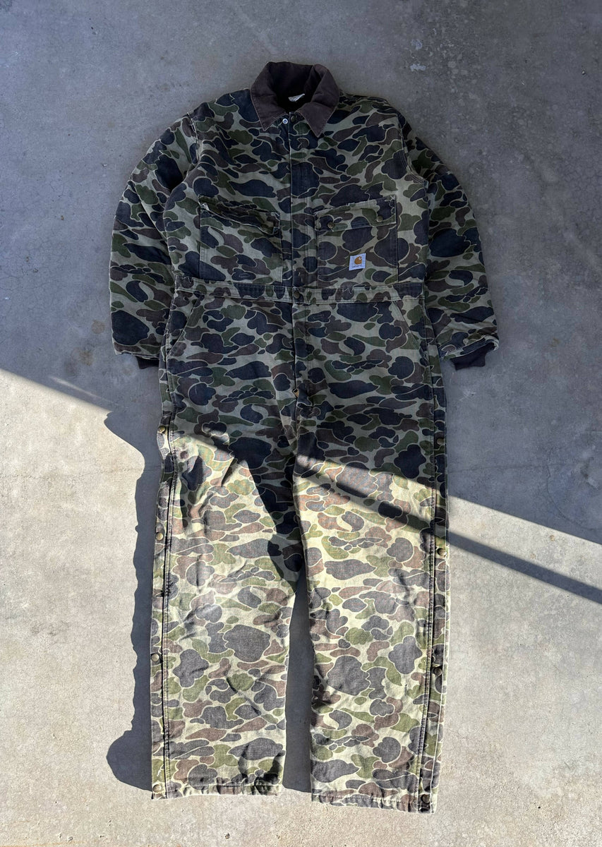 Vintage Carhartt Duck Camo Coveralls (XXL) 🇺🇸 – Camoretro