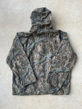 Load image into Gallery viewer, Vintage Mossy Oak Treestand Camo Chamois Hoodie Jacket (XL)