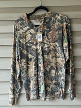 Load image into Gallery viewer, 00’s Mossy Oak Forest Floor Henley Shirt (M) 🇺🇸