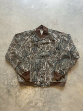 Load image into Gallery viewer, Vintage Mossy Oak Treestand Camo Bomber Jacket (L)