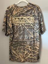 Load image into Gallery viewer, 90’s Baldor Motors &amp; Drives Mossy Oak Shadowgrass Pocket Shirt (XL)