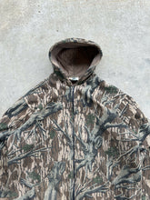 Load image into Gallery viewer, Vintage MossyOak Treestand Camo Hoodie (XL)
