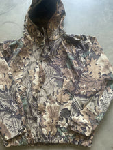 Load image into Gallery viewer, Vintage Pella Realtree Advantage Hardwood Camo Rain Jacket (XL)
