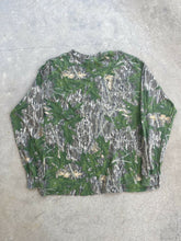Load image into Gallery viewer, Vintage MossyOak Shadow Leaf Camo LongSleeve Shirt (XXL)
