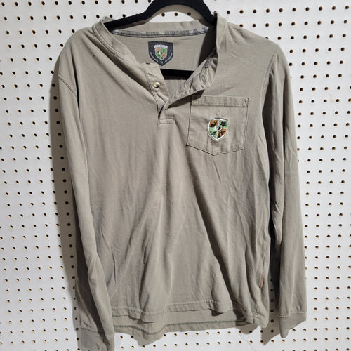 Mossy Oak Game Keepers Henley Shirt (S)