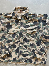 Load image into Gallery viewer, Vintage Cropped Duck Camo Chamois Shirt (XL)