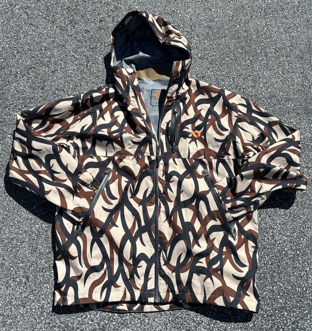 First Lite X ASAT Camo XXL Rain Jacket Seak Stormtight (XXL
