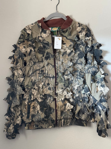 00’s Cabela’s Mossy Oak Break Up Leafy Bomber Jacket (L) 🇺🇸