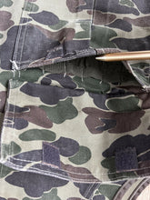 Load image into Gallery viewer, Carhartt vintage hunting vest duck camo made in the USA Union made men’s size