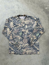 Load image into Gallery viewer, Vintage MossyOak Forest Floor Camo Longsleeve Shirt (L)