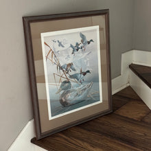 Load image into Gallery viewer, 1993 Zettie Jones Artist Proof Ducks Unlimited Framed Print #60/100 (23.5”x27.5”)