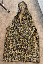 Load image into Gallery viewer, Old school camo rain coat