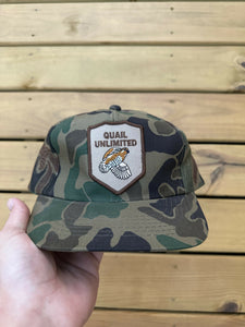 Vintage Quail Unlimited Camo Hat