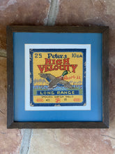 Load image into Gallery viewer, Peter’s 10 Gauge Framed and Matted Cross-Stitch (11”x11”)