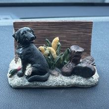Load image into Gallery viewer, Mallard Black Lab Business Card Holder