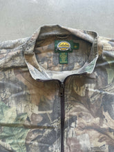 Load image into Gallery viewer, Vintage Cabela’s Realtree Advantage Timber Camo Bomber Jacket (L)