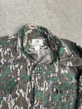 Load image into Gallery viewer, Vintage Mossy Oak Greenleaf Button Up Shirt (XL) (Some Distressing and Missing Buttons)