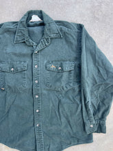 Load image into Gallery viewer, Vintage Duxbak Mallard Embroidered Chamios (L)
