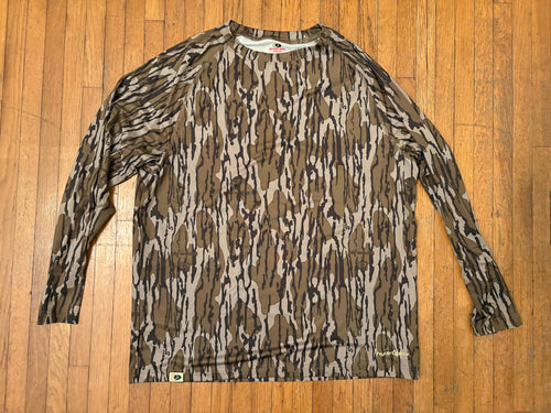 Mossy Oak Hydroplex Original Bottomland Long Sleeve Tee Size M