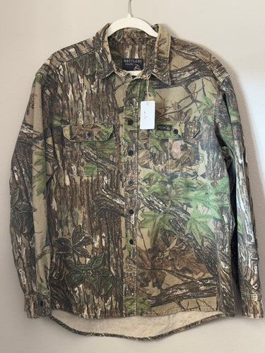 90’s Rattlers Brand Realtree Chamois Shirt (L) 🇺🇸