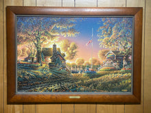 Load image into Gallery viewer, Good Evening America Terry Redlin Framed Print (24”x36”)