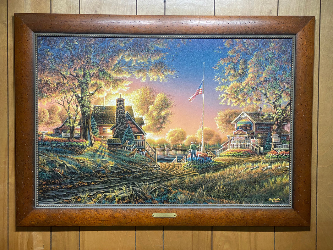 Good Evening America Terry Redlin Framed Print (24”x36”)