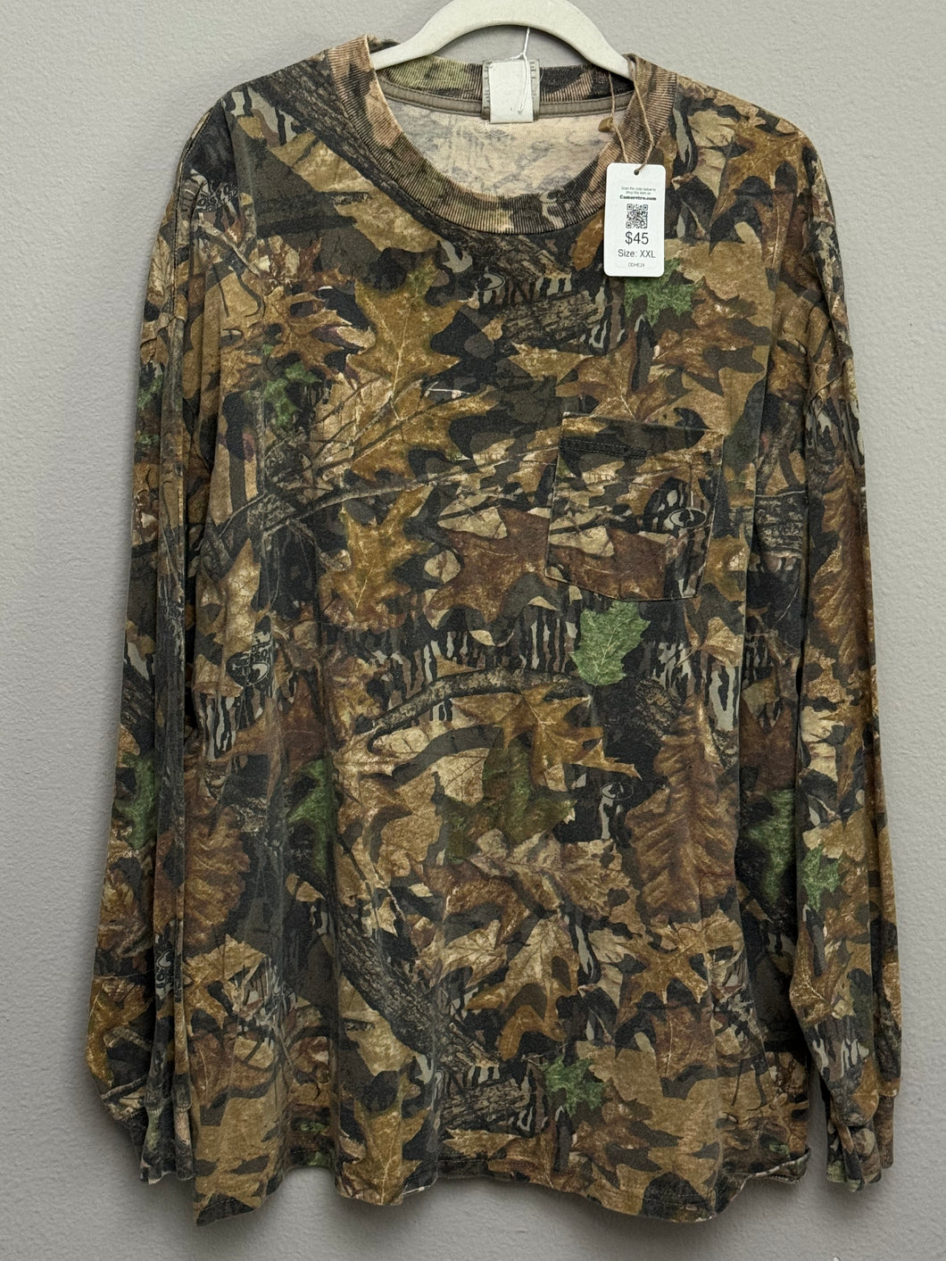 00’s Mossy Oak Forrest Floor Pocket Shirt (XXL)