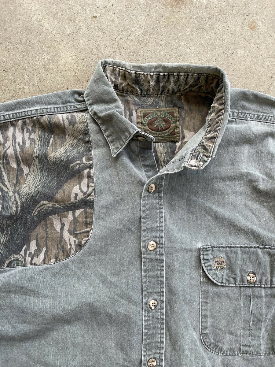 Chemise boutonnée à manches longues vintage des années 1990 Mossy Oak Chemise boutonnée à manches longues vintage des années 1990 Mossy Oak