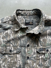 Load image into Gallery viewer, Vintage Mossy Oak Treestand Camo Chamois Shirt (2XL)