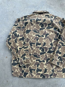 Vintage Distressed Woolrich Duck Camo Chamios (XXL)