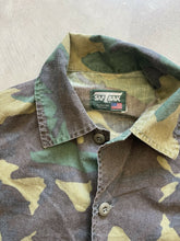 Load image into Gallery viewer, Vintage Woodland Camo Shacket (L)