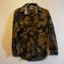 Load image into Gallery viewer, 90’s Cabela’s Mossy Oak Fall Foliage Fleece Shirt (M)