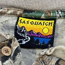 Load image into Gallery viewer, 90’s Sasquatch Realtree Advantage Henley Shirt (XL)🇺🇸