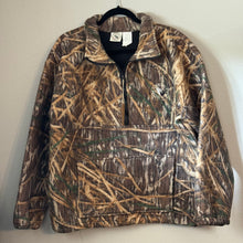 Load image into Gallery viewer, 00’s Mack’s Prarie Wings Mossy Oak Shadowgrass Fleece Jacket (L)