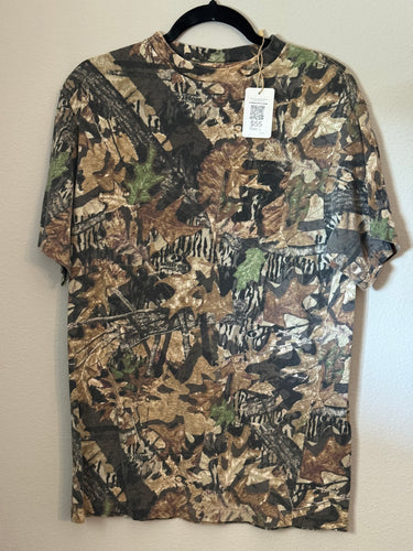 00’s Mossy Oak Forrest Floor Pocket Shirt (L)